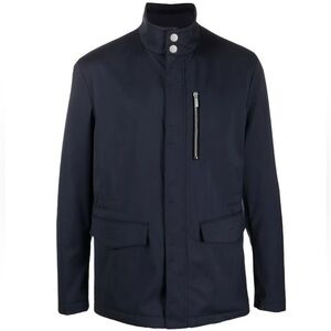 NWOT Giorgio Armani Stand-collar Field Jacket Navy Size US/EU 52R $2460